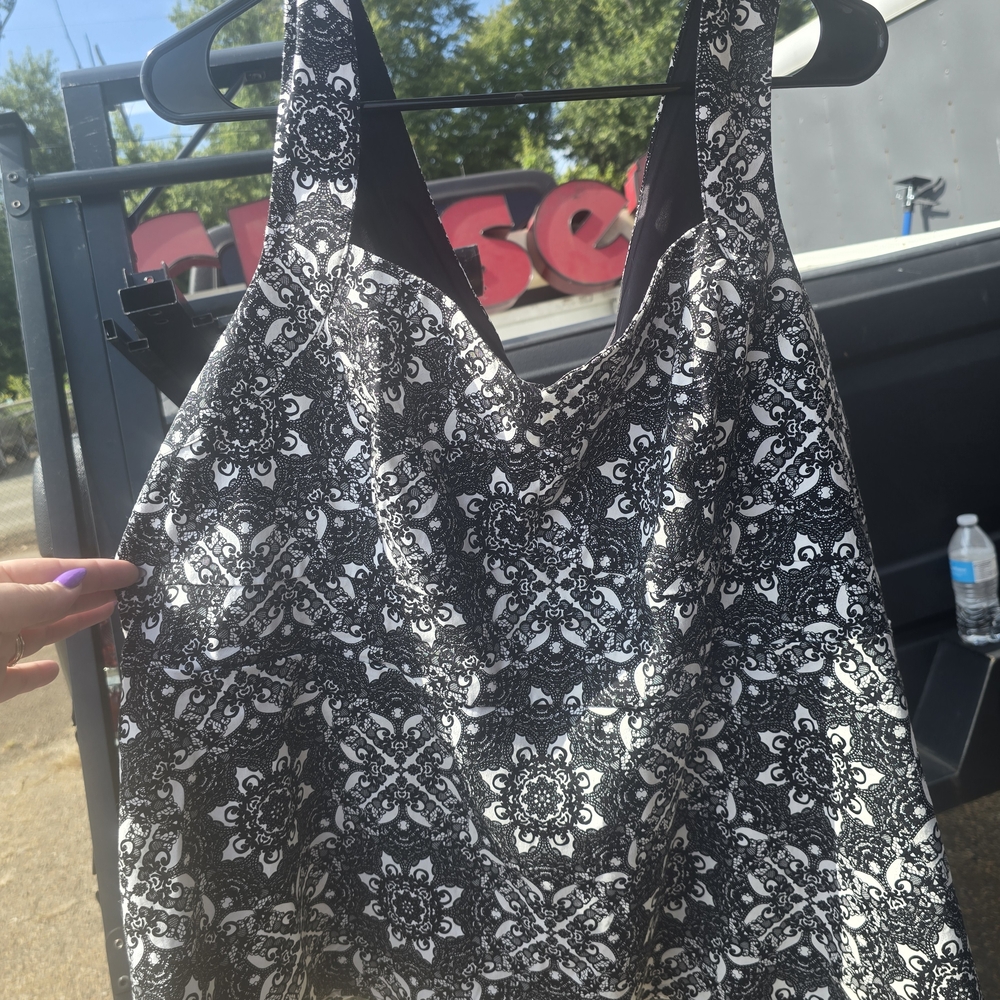 Torrid Black and White Patterned Women's Tote